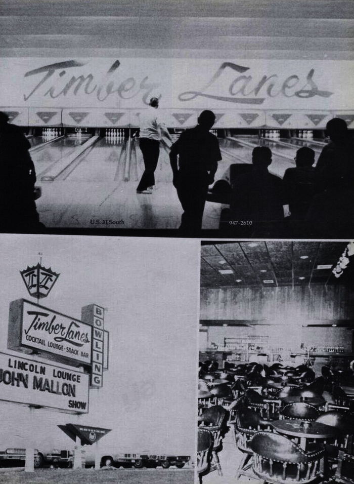 Timber Lanes - 1976 Yearbook Ad